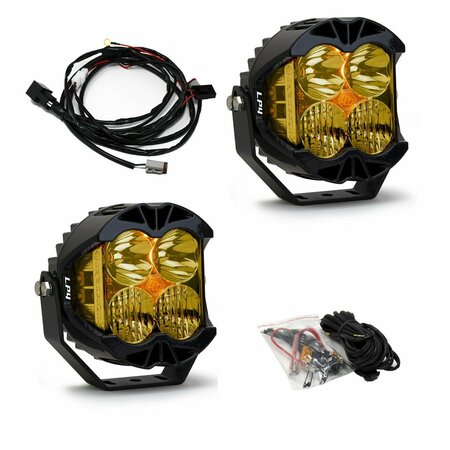 BAJA DESIGNS LP4 Pro LED Driving/Combo Amber Lens Pair 297813